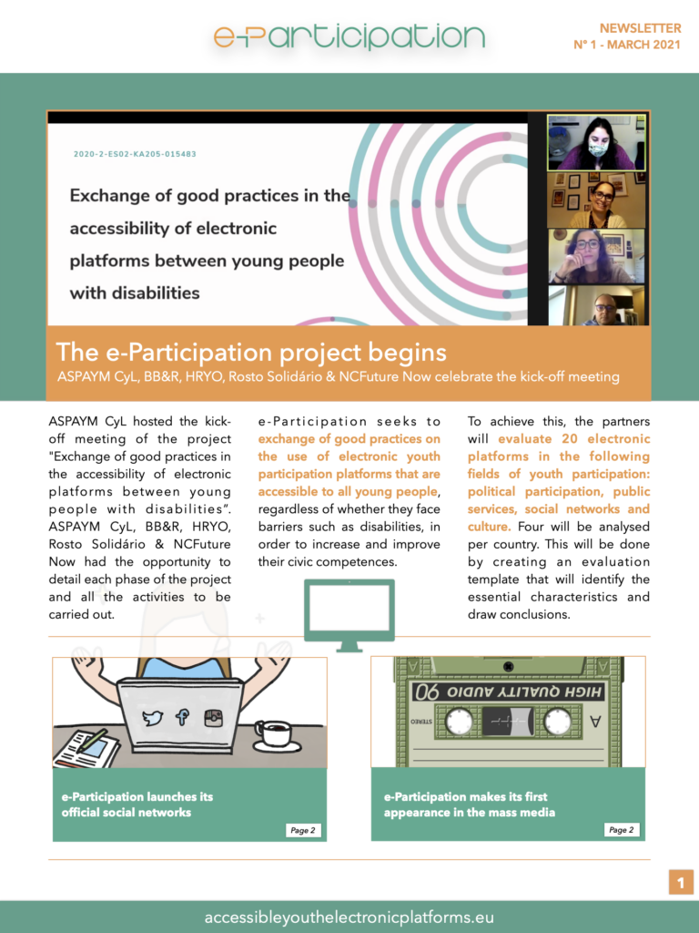 The e-Particiation project begins